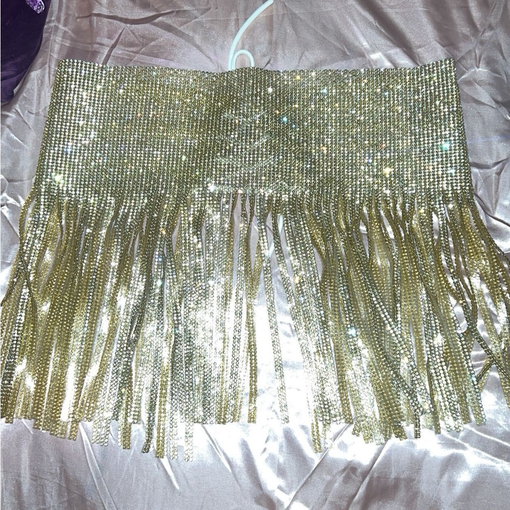 Rhinestone skirt